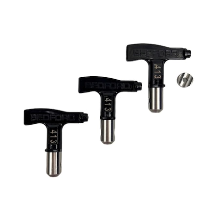 Bedford Precision Parts Reversible Tip-.013in Orifice, 8in-10in Fan, Replacement for Graco RAC 5 and Titan 33-7413-3